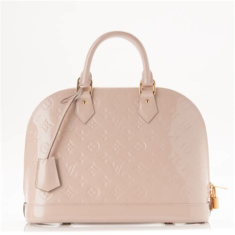 LOUIS VUITTON Vernis Alma PM Rose Angelique